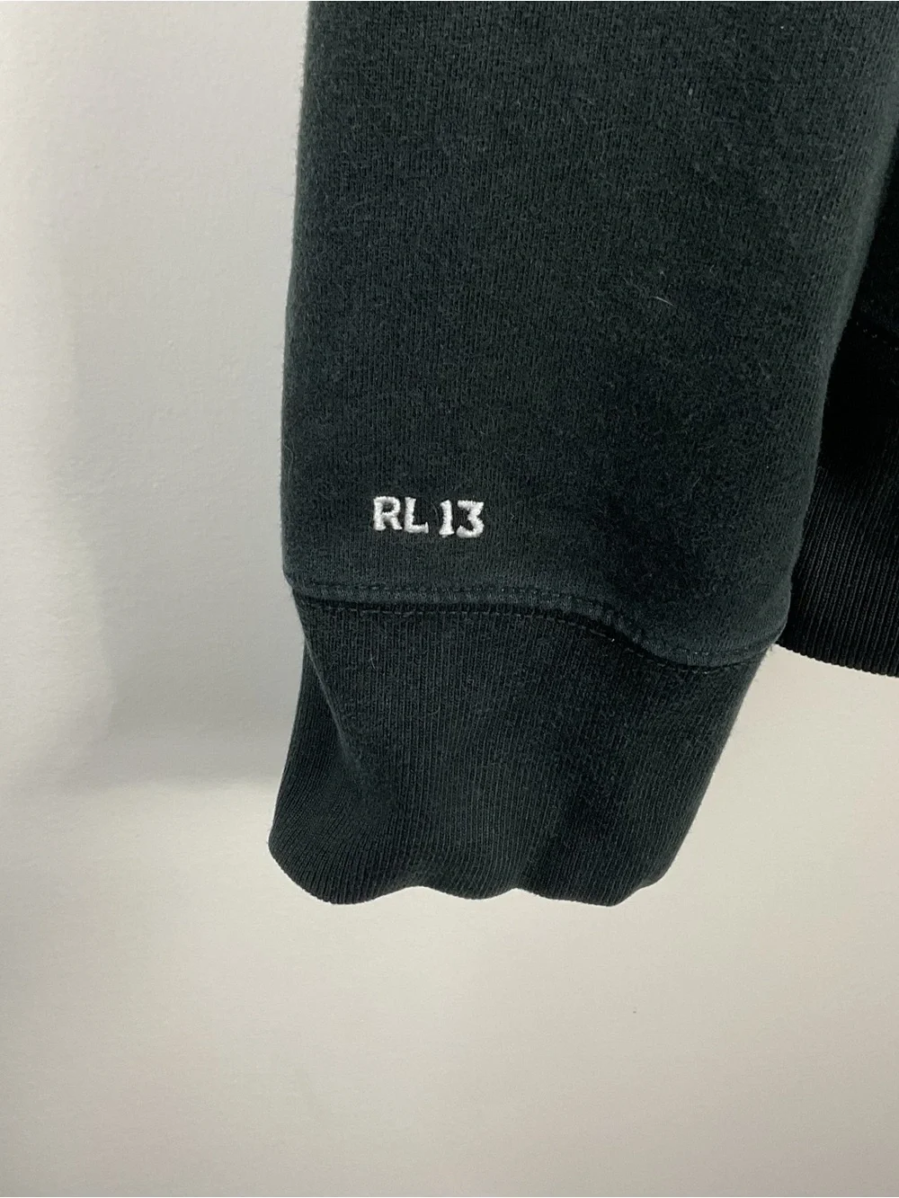 Polo By Ralph Lauren Martini Polo Bear Black Hoodie Vintage Mens Size Large